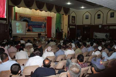 مراسم سالگرد ارتحال ملکوتی امام راحل(س) در کراچی برگزارشد