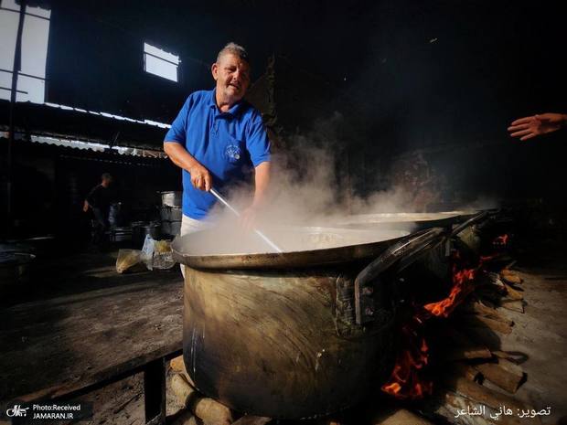 پختن غذا برای مردم در نوار غزه + عکس