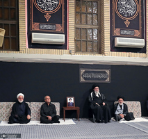 اولین شب مراسم عزاداری حضرت اباعبدالله الحسین (ع) در حسینیه امام خمینی