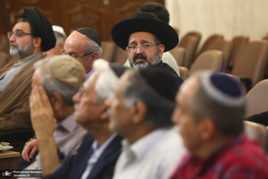 مراسم ادای احترام جامعه کلیمیان به مقام شامخ حضرت امام خمینی (س)