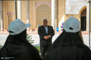 ادای احترام ورزشکاران و قهرمانان پارالمپیکی ایران به مقام شامخ شهدا