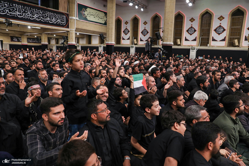 آخرین شب مراسم عزاداری محرم در حسینیه امام خمینی