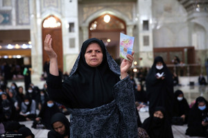 مراسم احیای شب بیست و یکم ماه رمضان در حرم مطهر امام خمینی (س)
