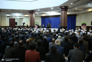 دیدار جمعی از مهاجرین افغانستانی در ایران با سید حسن خمینی