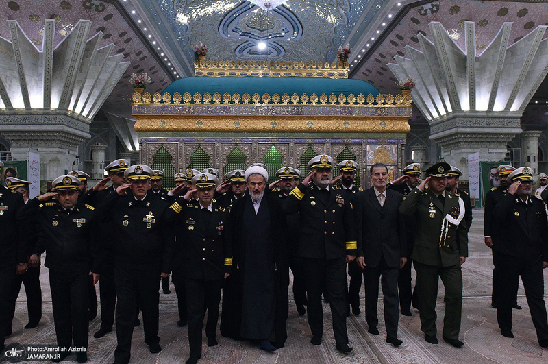 تجدید میثاق فرمانده و پرسنل نیروی دریایی ارتش جمهوری اسلامی ایران با آرمان‌های امام خمینی(س)