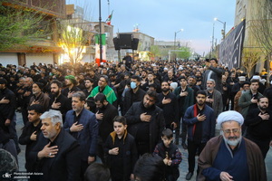 دسته عزاداری شهادت حضرت علی (ع) با حضور آیت‌الله العظمی وحید خراسانی