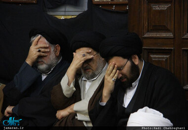 عزاداری اربعین حسینی در بیت آیت الله العظمی موسوی اردبیلی