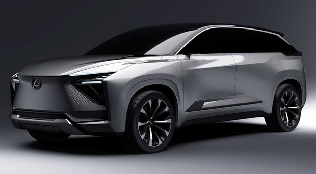 رونمایی از شاسی بلند برقی لکسوس
