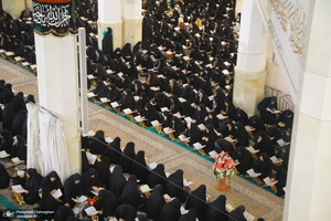 آیین ترتیل خوانی قرآن کریم در حرم حضرت معصومه (س)‎‎