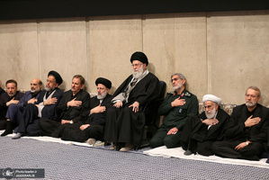 مراسم بزرگداشت شهید حاج قاسم سلیمانی و همرزمانش در حسینیه امام خمینی (ره)