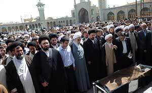 گزارش تکمیلی /پیکر مرحوم حاج محمدحسن اعرابی به خاک سپرده شد