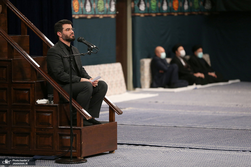 مراسم عزاداری شام شهادت حضرت فاطمه‌ زهرا (س) در حسینیه امام خمینی