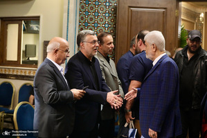 مراسم ختم پدر همسر محمد ظفرقندی