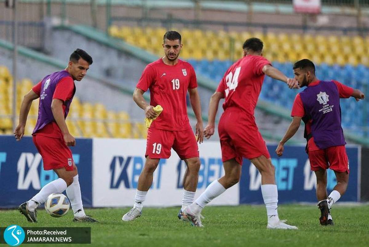 عکس| آخرین تمرین تیم ملی فوتبال ایران قبل از دیدار با قرقیزها