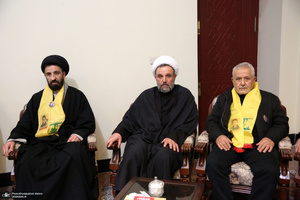 دیدار جمعی از خانواده  های شهدای لبنان با سیدحسن خمینی