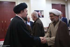 دیدار دبیر شورای عالی انقلاب فرهنگی  باسید حسن خمینی
