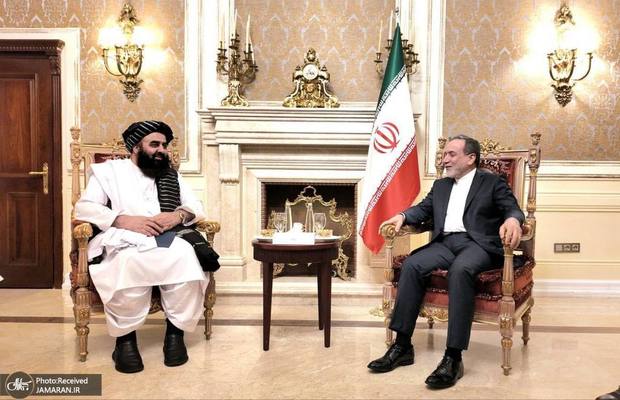 وزیر خارجه طالبان با عراقچی دیدار کرد