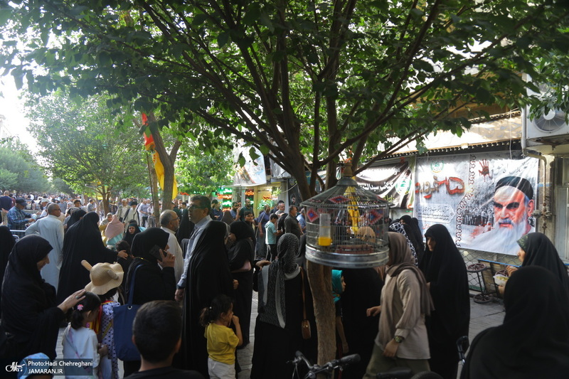 ایستگاه صلواتی کتائب سیدالشهداء عراق به مناسبت رحلت امام خمینی در قم