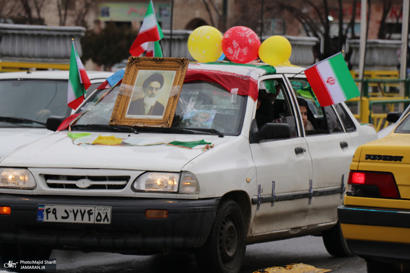 راهپیمایی 22 بهمن در خمین