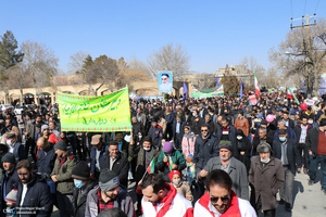 راهپیمایی باشکوه 22 بهمن در خمین