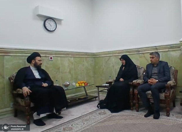دیدار مشاور رئیس‌جمهور با سید علی خمینی در قم
