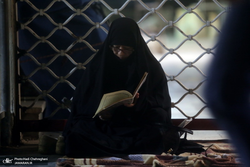 مراسم احیای شب بیست و یکم ماه رمضان در جوار حرم کریمه اهل بیت(س)