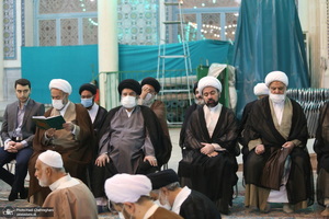 مراسم چهلمین شب درگذشت آیت الله العظمی سید محمدسعید حکیم در قم‎