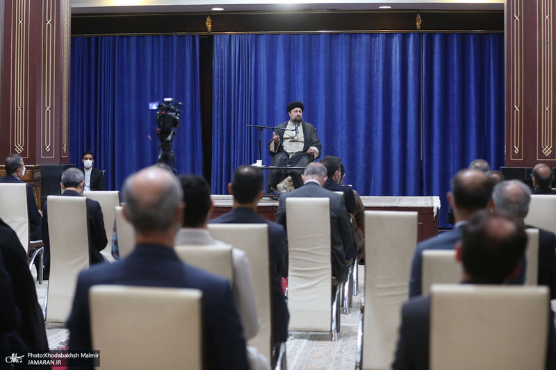 دیدار رئیس و کارکنان سازمان ملی استاندارد با سید حسن خمینی