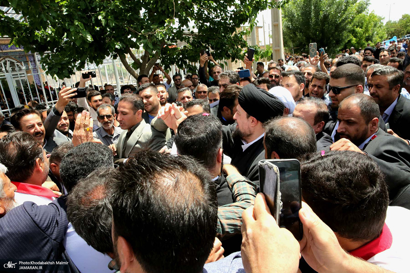 حضور سید حسن خمینی در روستای خیارج استان قزوین -2