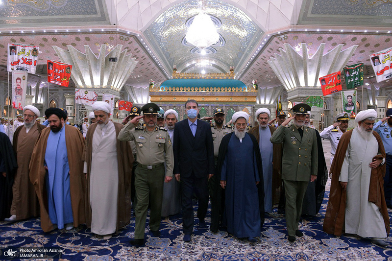 تجدید میثاق مسئولان سازمان عقیدتی سیاسی ارتش با آرمان‌های حضرت امام (س)