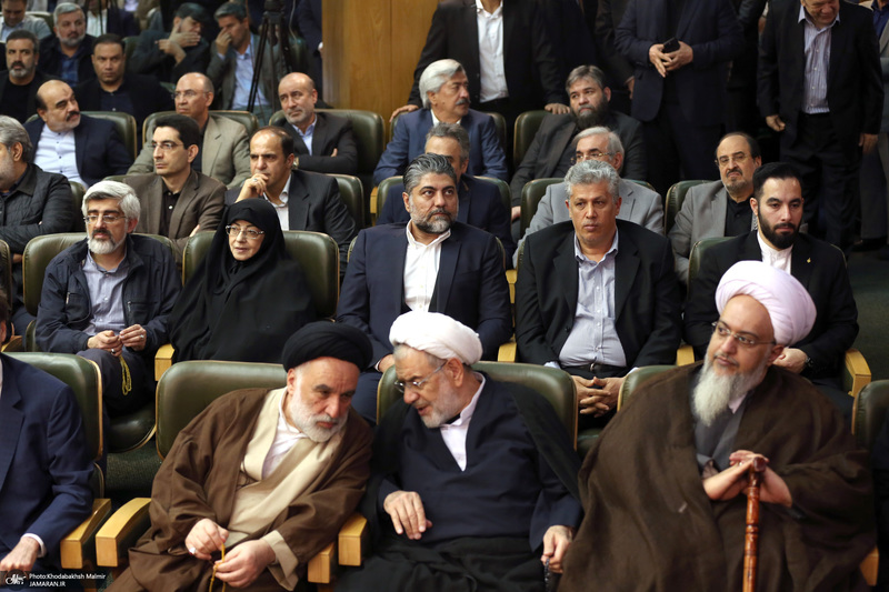 مراسم چهلمین روز درگذشت آیت الله بجنوردی در دائره المعارف بزرگ اسلامی - 2