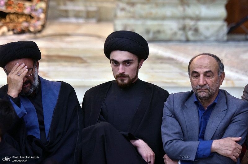 مراسم عزادارای شب عاشورا در حرم مطهر امام خمینی