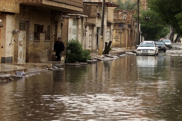 بارش 6 میلیمتری باران بار دیگر شهروندان اهواز را غافلکیر کرد