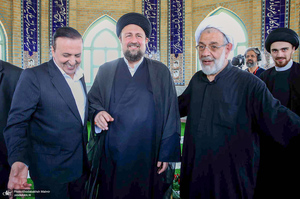 حضور سید حسن خمینی در روستای خیارج استان قزوین -2