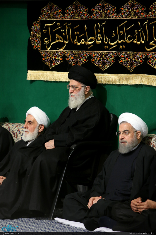 مراسم عزاداری شام شهادت حضرت فاطمه زهرا (س) در حسینیه امام خمینی