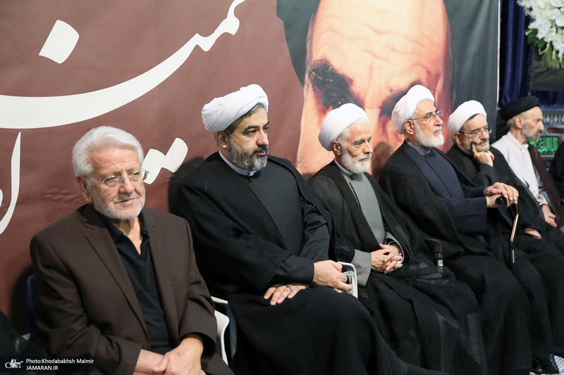 مراسم بزرگداشت همسر آیت الله موسوی بجنوردی (ره) در حسینیه شماره یک جماران-2