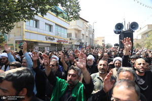 دسته عزاداری شهادت امام عسکری (ع) با حضور آیت‌الله العظمی وحید خراسانی