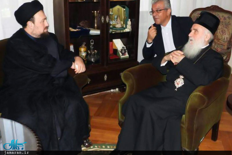 دیدار سید حسن خمینی با رهبران مذهبی صربستان 