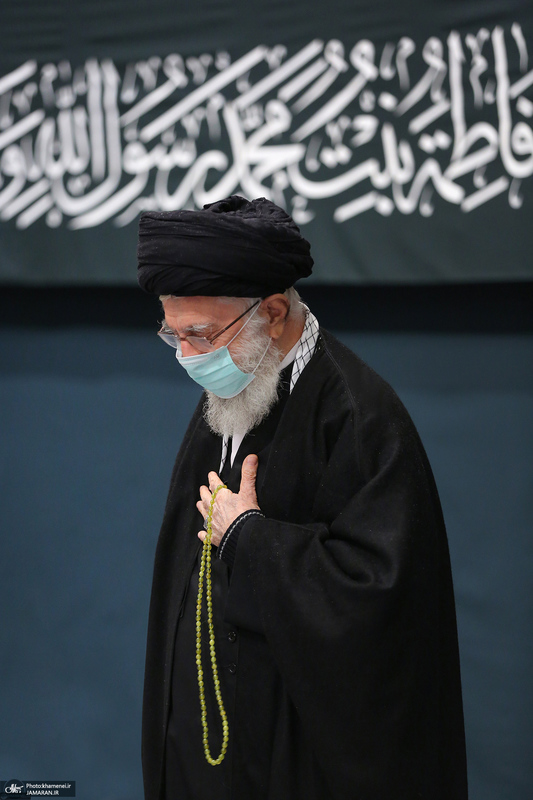 اولین شب مراسم عزاداری حضرت فاطمه‌ زهرا (س) در حسینیه امام خمینی