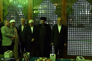 تجدید میثاق رئیس‌جمهور و اعضای دولت با آرمان‌های حضرت امام خمینی - 1