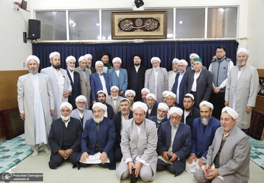 دیدار جمعی از علمای اهل سنت استان گلستان با سید حسن خمینی