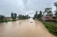 تصاویری از وضعیت سیل‌زده در کشمیر هند (2)