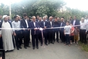 افتتاح چند پروژه عمرانی در بخش رحیم آباد