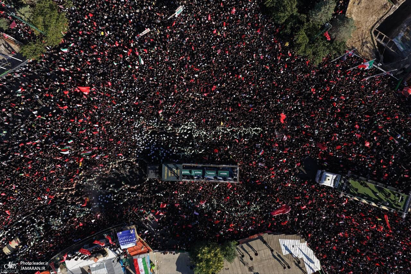 تشییع پیکر مطهر رهبر شهید انقلاب اسلامی در مشهد مقدس