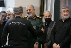 مراسم چهلمین روز شهادت سپهبد حسین سلامی