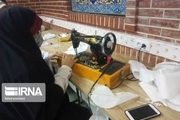 تولید ۴۰ هزار ماسک به همت کانون‌ مساجد شهرستان اهر