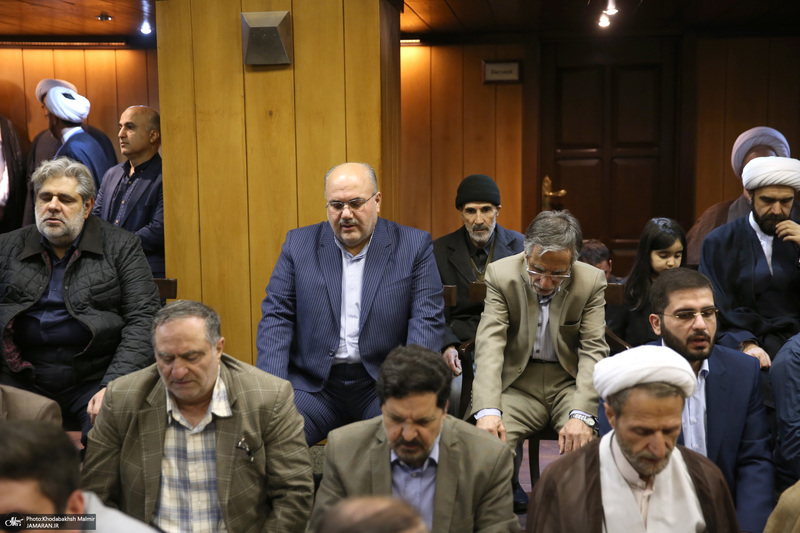 مراسم چهلمین روز درگذشت آیت الله بجنوردی در دائره المعارف بزرگ اسلامی - 3