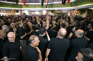 عزاداری ظهر عاشورا در محله جماران