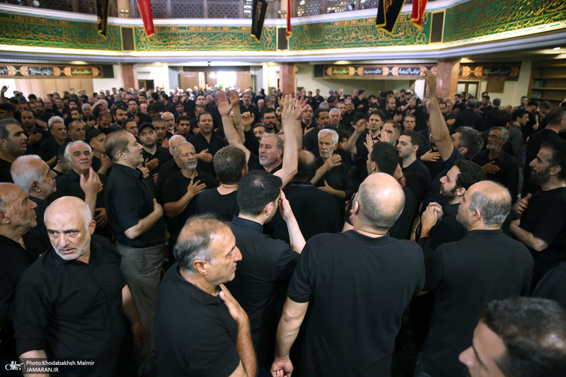 عزاداری ظهر عاشورا در محله جماران