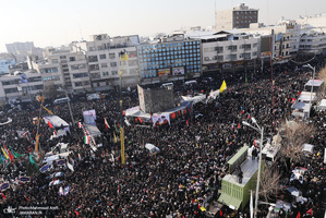 حضور میلیون ها تهرانی در تشییع پیکر مطهر سردار قاسم سلیمانی - 2
